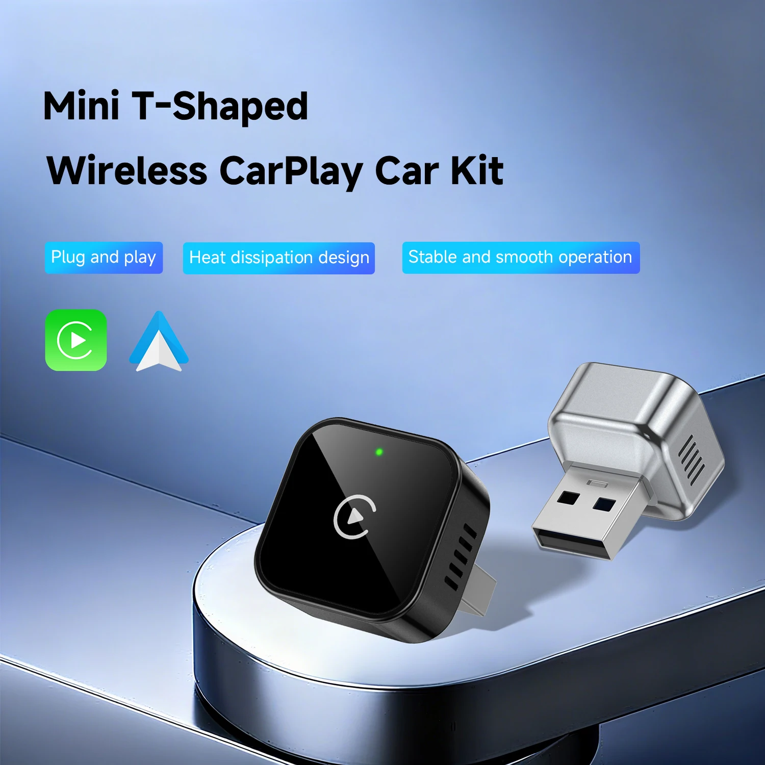 

Новый беспроводной адаптер CarPlay Android Auto USB Dongle Smart Mini Box Plug And Play Универсальный для VW Toyota Nissan Honda Ford Benz