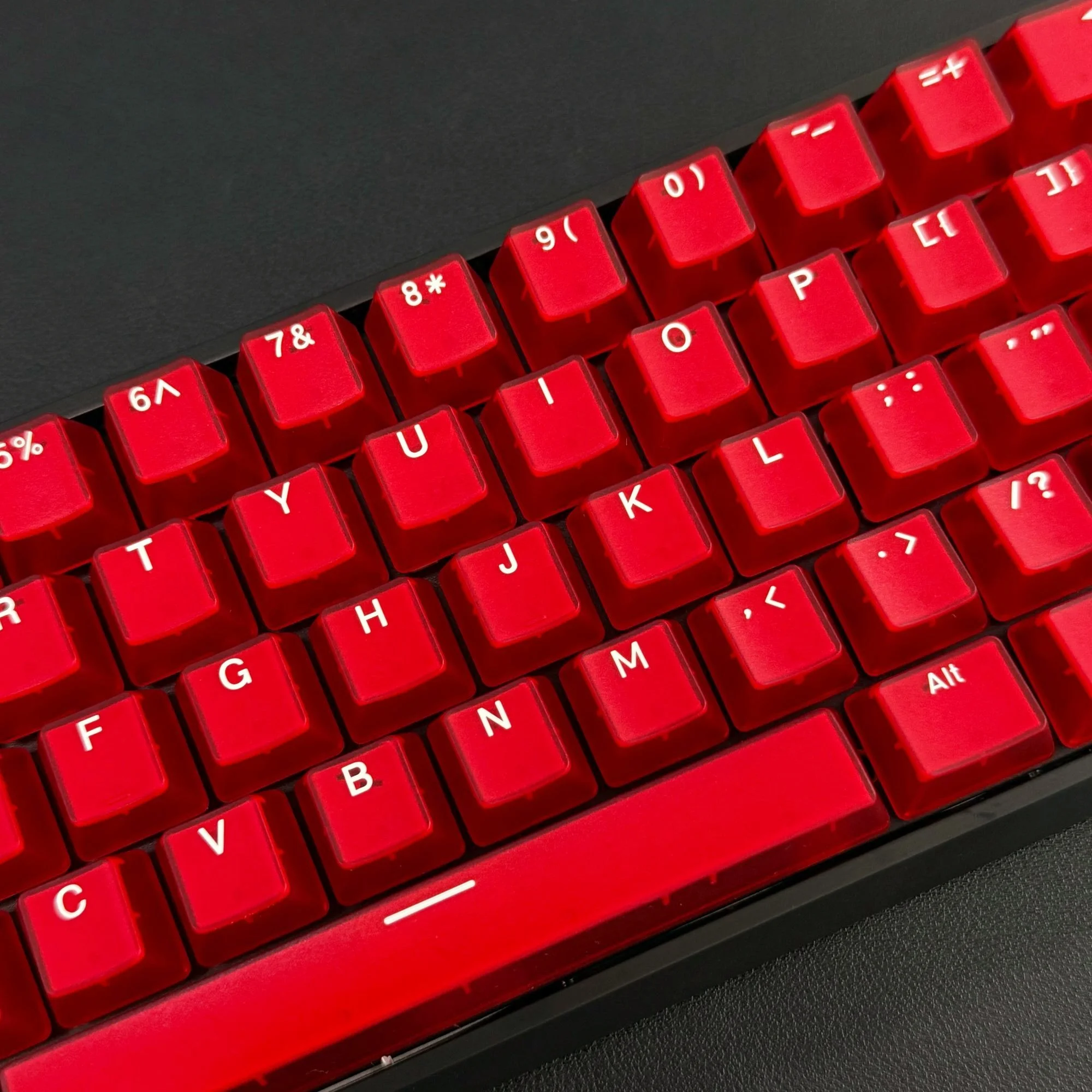 114 مفتاحًا من نوع Red Jade Pu - مراجعة Keycaps Translucent Pudding Rgb وسعره