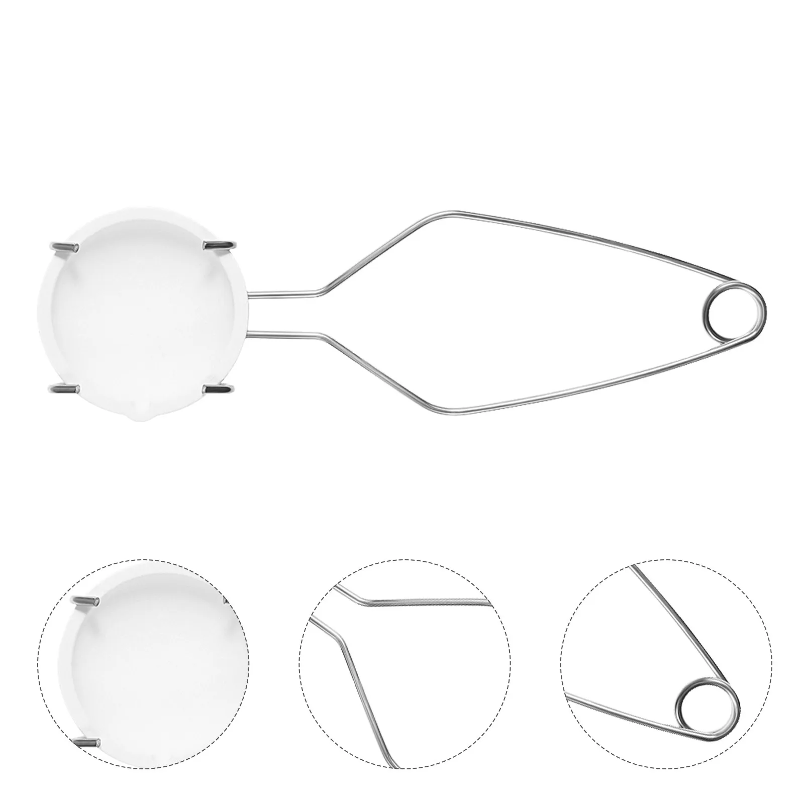 1Set Jewelry Crucibles Kit Melting Crucibles Cup and Sturdy Crucible Tongs for Silver Gold Melting Metal Refining Tools Casting