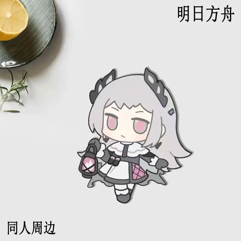 بروش من الاكريليك Arknights للأنيمي ، Amiya SilverAsh ، دبابيس كرتون ، ديكور ذاتي الصنع ، حقيبة ظهر وإكسسوارات ملابس