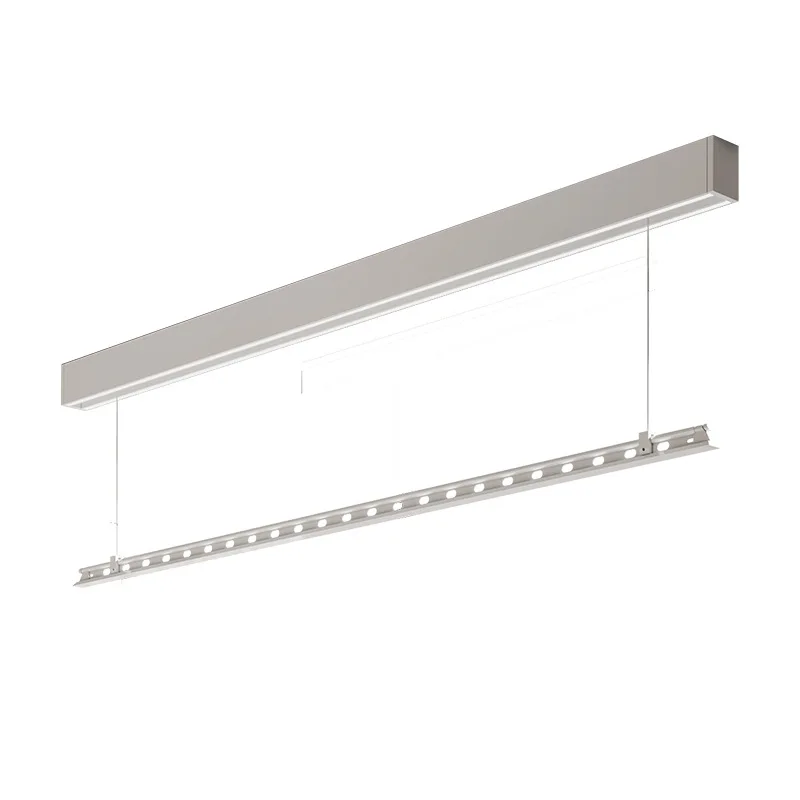 

Invisible intelligent drying rack, balcony curtain box single rod, remote control lifting