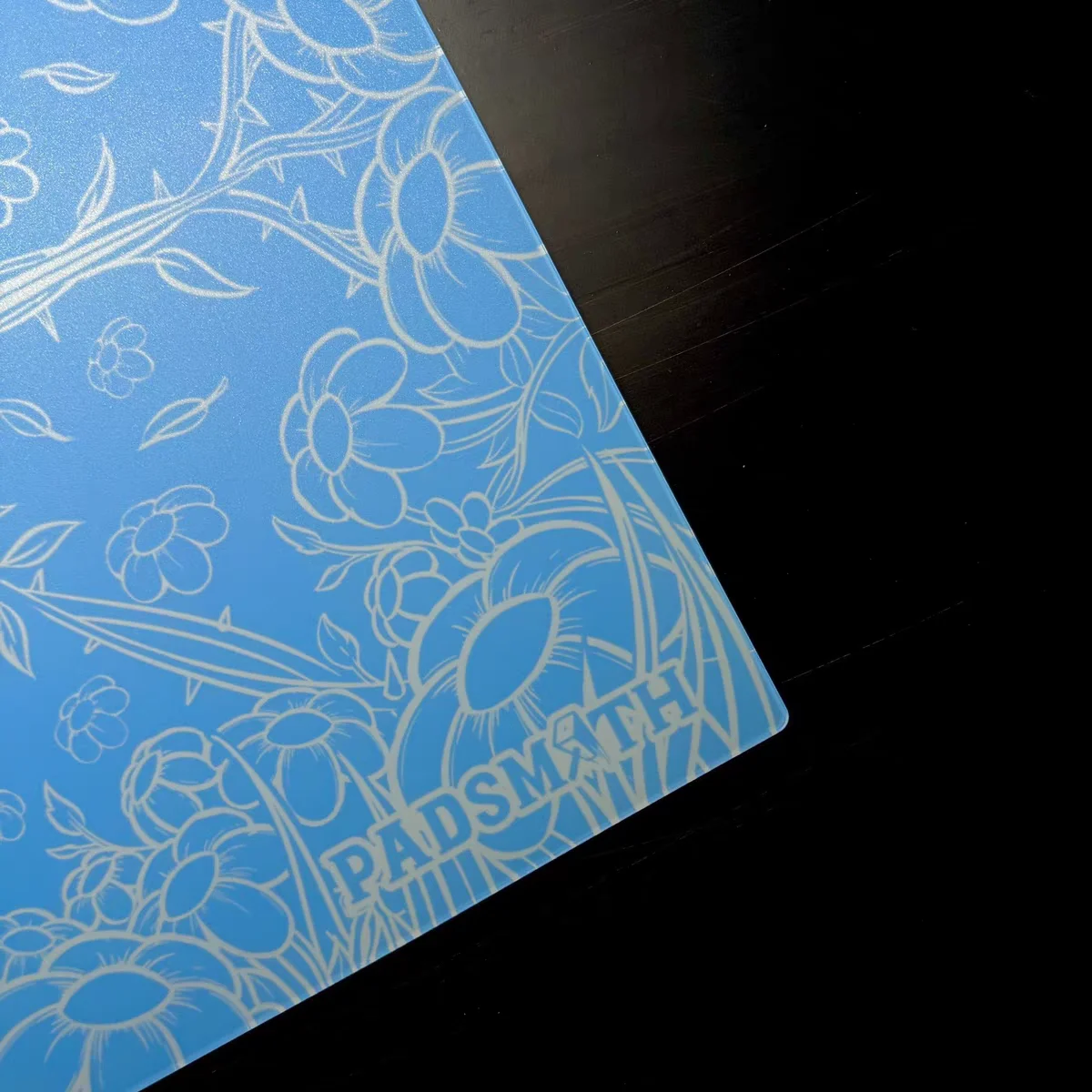 Alfombrilla de ratón de cristal PADSMITH Empress V2, alfombrilla de ratón de edición de copia de vidrio templado FPS para juegos, alfombrilla de ratón personalizada profesional suave