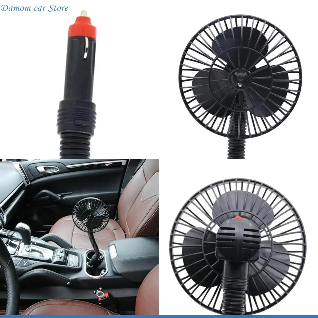

A2UC Portable Cooling Fan Durable & Reliable Mini Fan for Car Trucks RVs & Boats Keep Your Cool in Any Vehicle 4-inch Durable