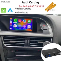 Wireless Apple Carplay Module For Audi A4 B8 A5 Q5 2010-2015 Android Auto Airplay USB Player Rear Camera