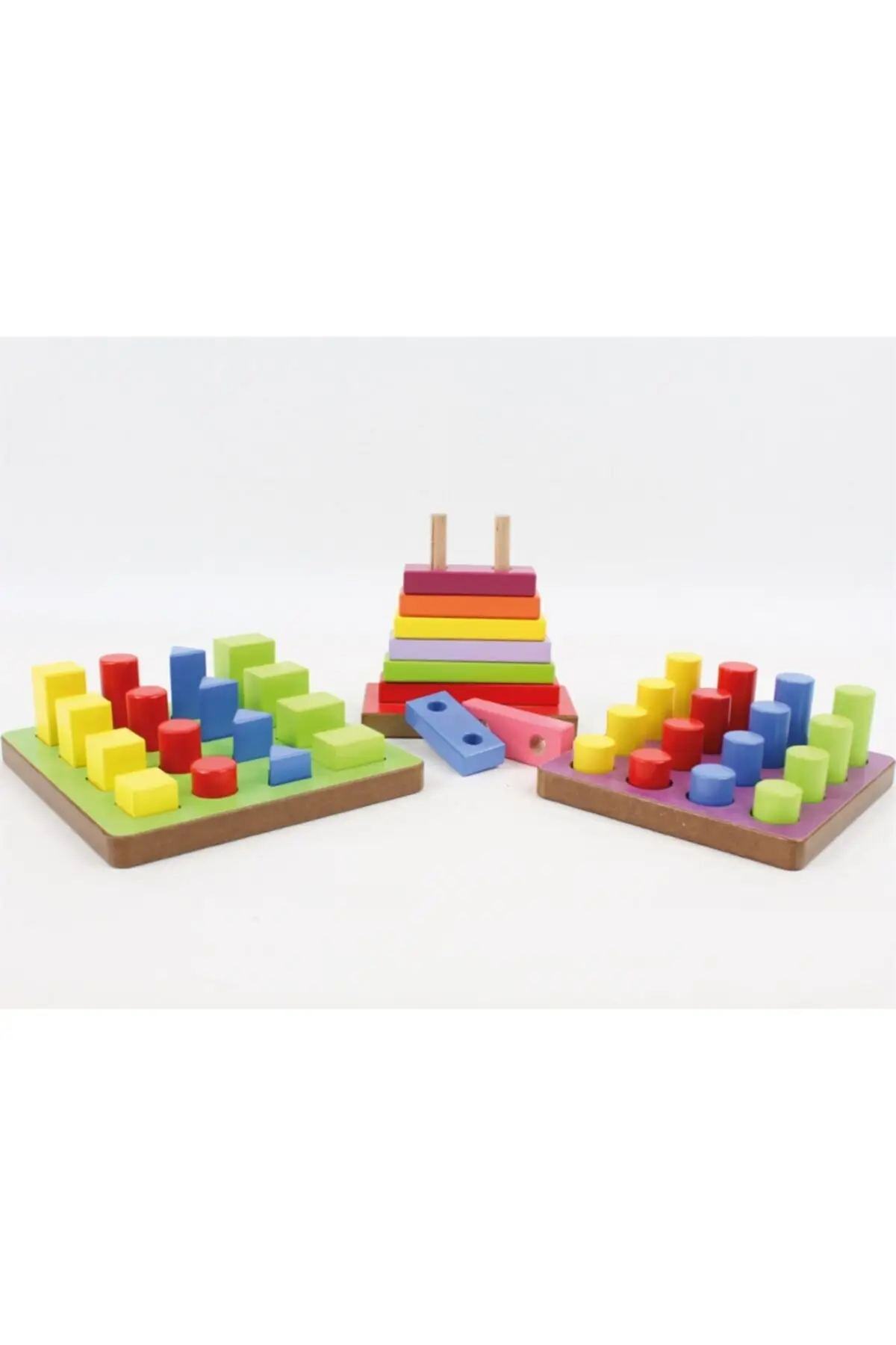 

Color And Shapes Sorting Learning, Wooden Wisdom And Intelligence Games, Geometric Shapes, Montessorie Toy, Special Training