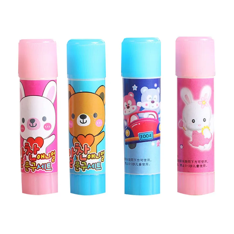 Kawaii-Bâton de colle de bain haute viscosité, super colle, portable, bricolage, outils de décoration pour bureau, fournitures scolaires mignonnes,