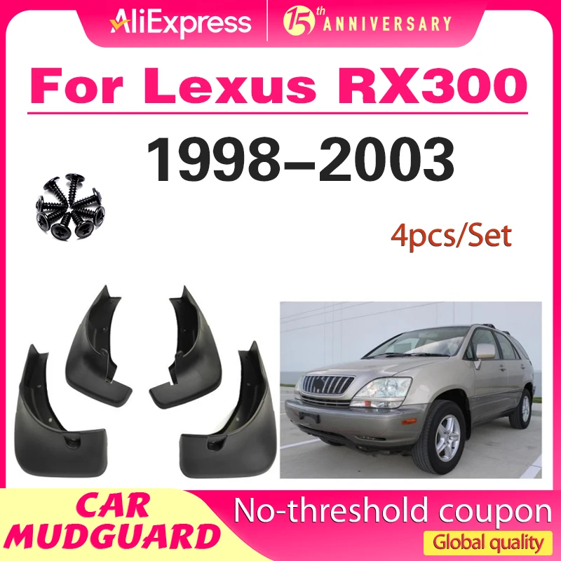 

For LEXUS RX 1998 1999 2000 2001 2002 2003 Fender Mudguard Mud Flaps Guard Splash Flap Mudguards Car Accessories