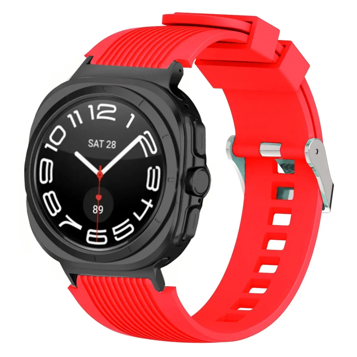 sports soft Silicone Strap For Samsung Galaxy Watch Ultra 2025 47mm breathable band For Samsung Watch 8 40mm 44mm 8 Classic 46mm