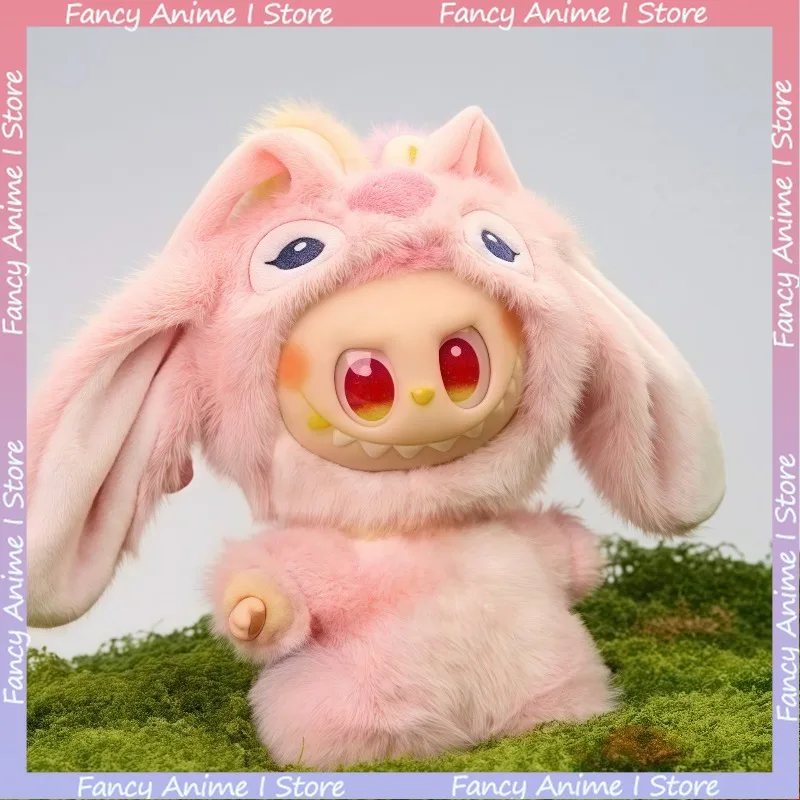 Cartoon Cute Stitch Angel Cosplay Outfits for V1 V2 V3 Labubu Mini Plush Handmade Doll Clothes Fashion Doll Accessories Gifts