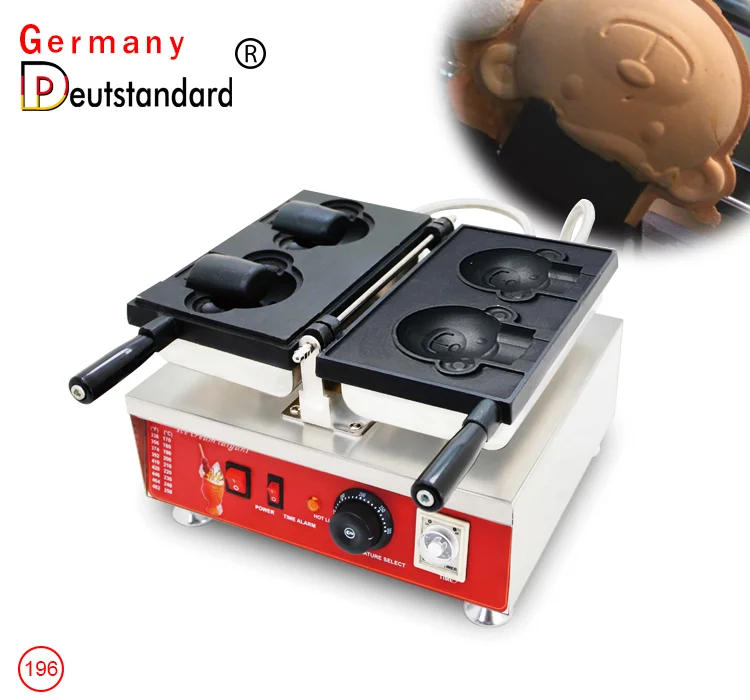 Commercial Bear Shape Waffle Making Ice Cream Cone Waffle Maker