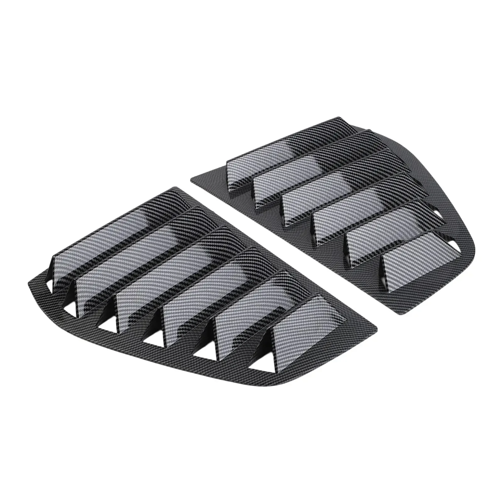 

Automotive Styling Upgrade Carbon Fiber MK5 Window Louver Driving Visibility Enhancer Easy Installation Design