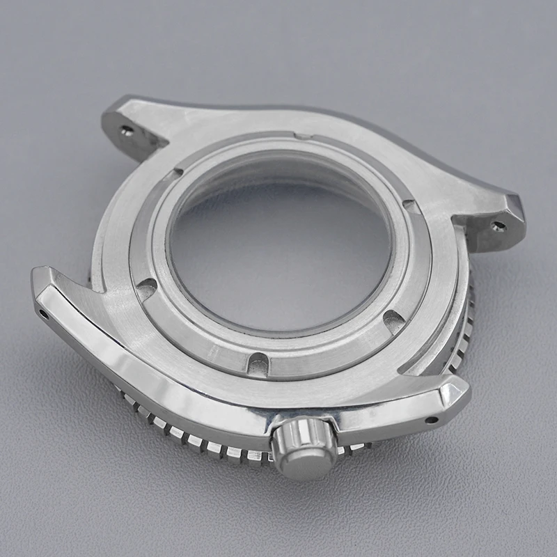 Prostex SNR025 Watch Case Sapphire Glass Clear Back NH35 Case Compatible with NH35 NH36 5R65 5R66 Movement 28.5mm Dial Case Part