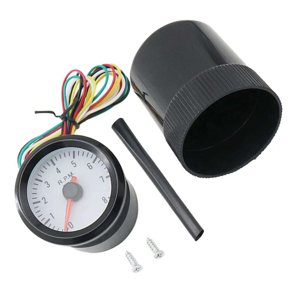 

Car Tachometer Speedometer 0-8000rpm Real- Monitor High Precision Sensor Automotive Modified Speedometer Car