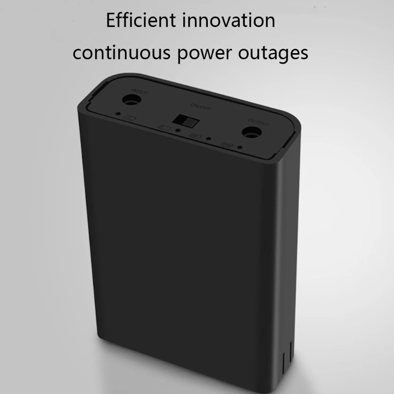 Uninterruptible Power Supply Battery UPS for Router and CCTV Camera,12V 2A for DC Rechargeable 2200mAh Li-Ion Battery