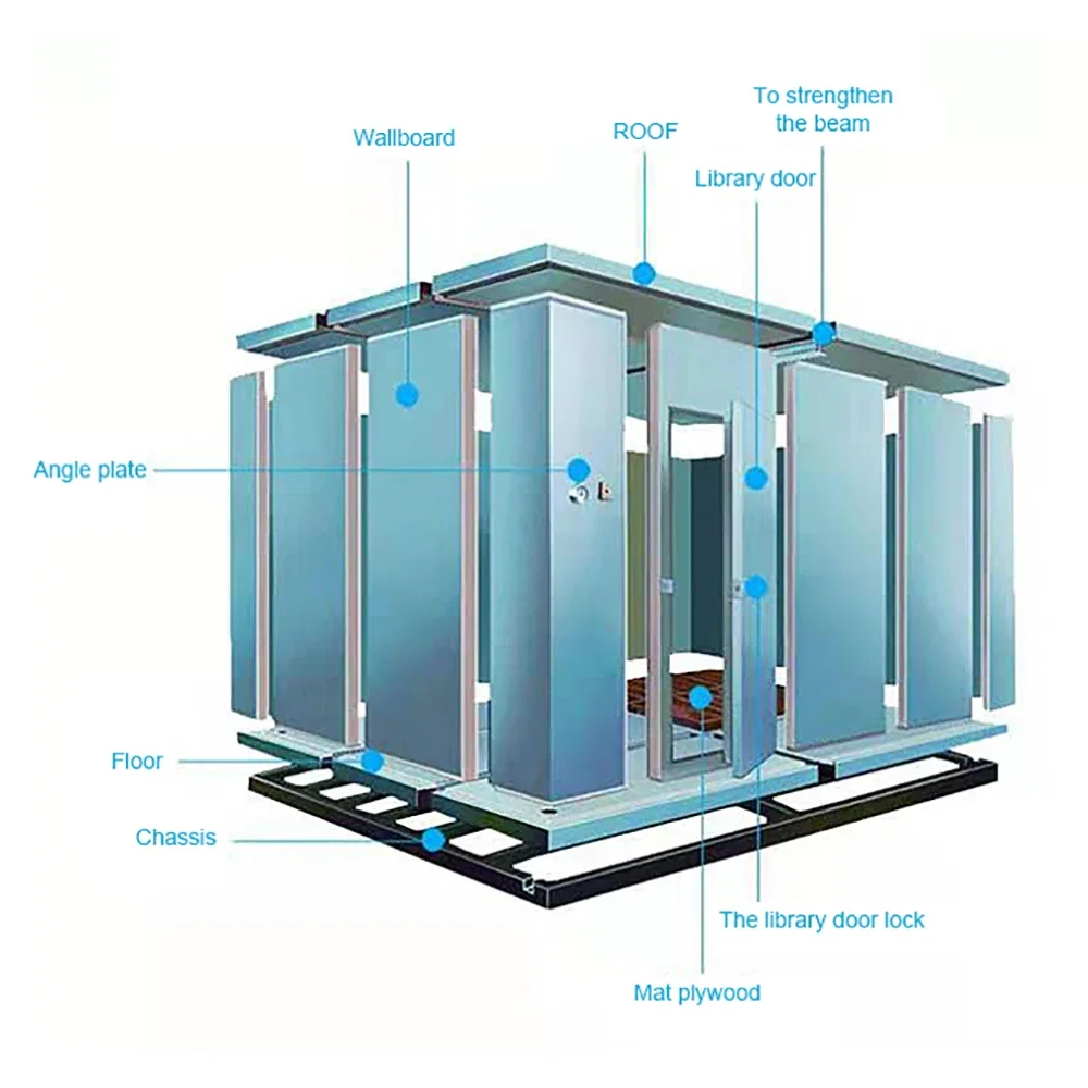 High quality cold storage cooling systems Refrigerated cabinets Walk-in freezer coolers