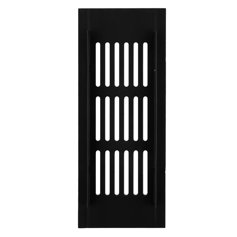 60mm Air Vent Grille Aluminum Alloy Black Cabinet Wardrobe Door Waterproof Ventilation Cover For Household Hardware Accessories