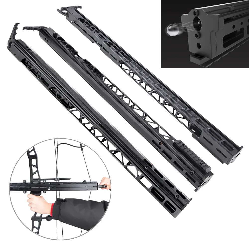 

Archery Compound Bow Rapid Steel Ball Launcher Single/Double Switching Aluminum Alloy Bow Shooting Hunting Ball Launching