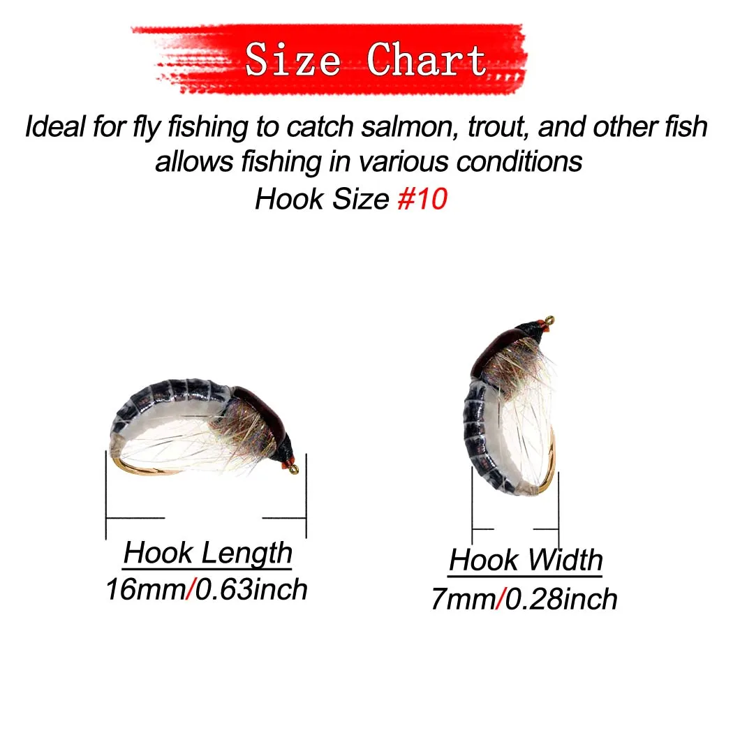 Mosca artificial Scud para pesca de trucha y carpas - imagen 4