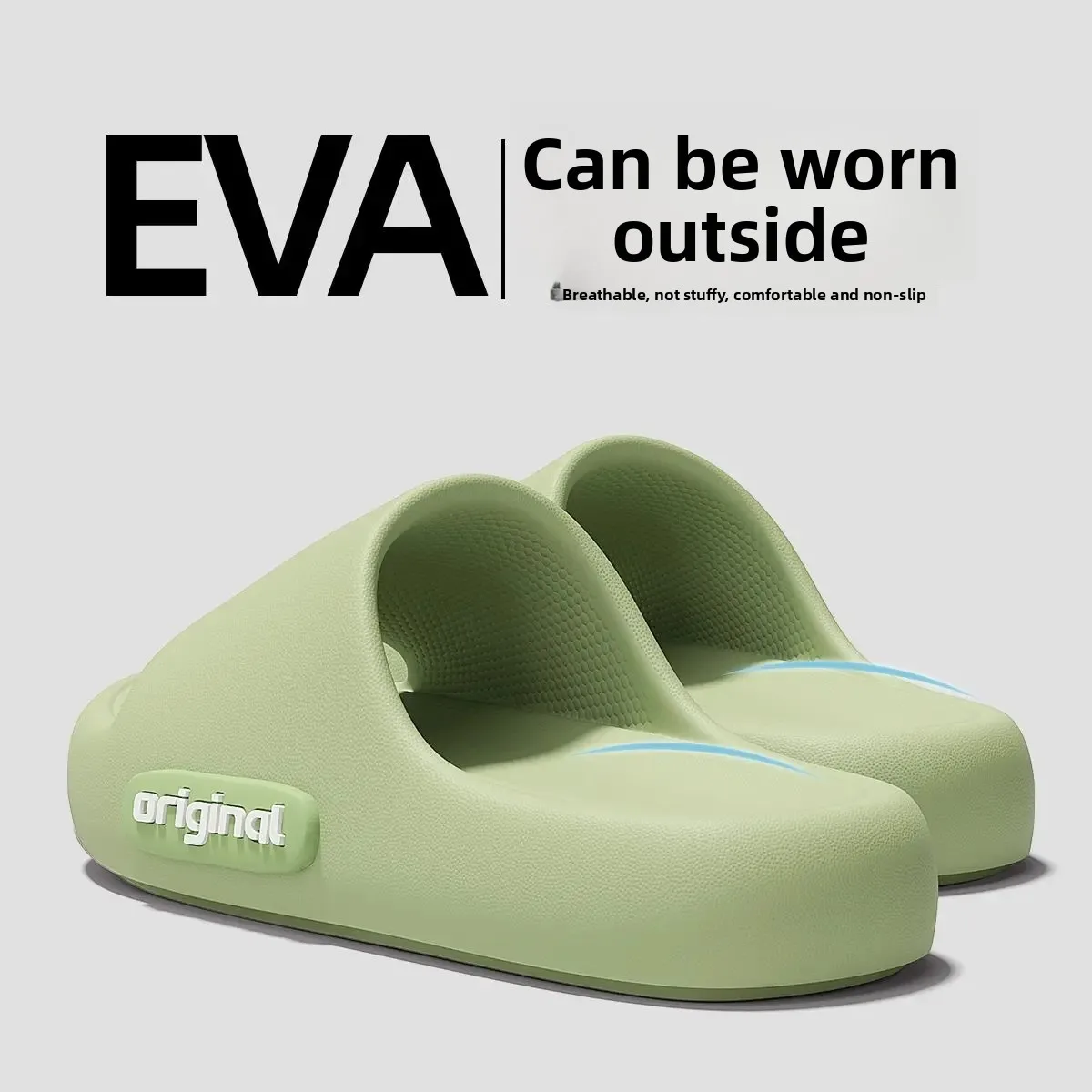 إيفا النعال المنزل للجنسين الصيف في الهواء الطلق ملابس داخلية مقاومة المضادة للانزلاق اتجاهين يمكن ارتداؤها شعور مريح تسد الأحذية #3