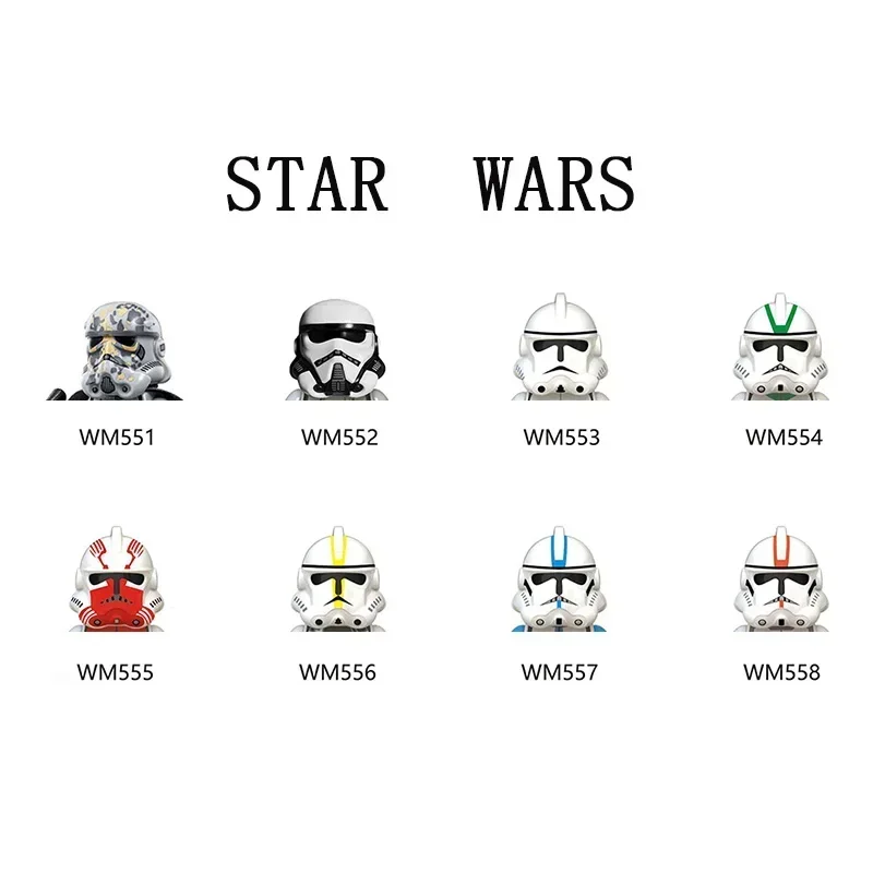 

WM6036 Building blocks 501st Regiment Imperial Stormtrooper Mini Robot Figure Toy Assembling Doll Present WM551 WM554 WM558