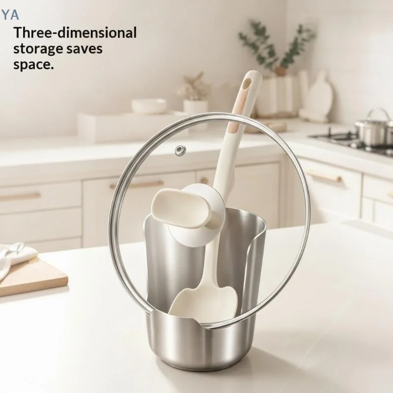 【SA】2-in-1ステンレス製キッチン用品ホルダー。耐熱性 - Kitchen Baking Rack のレビューと価格