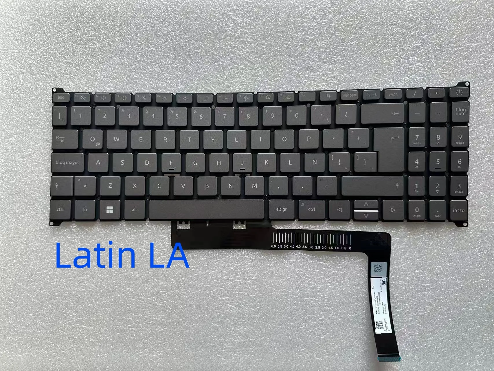 Teclado RU/LA/US/FR/GE para Acer Aspire 3 A315-59G Aspire 5 A515-57 A515-57G A515-57G N22C6 N22Q3 S50-54 A715-76