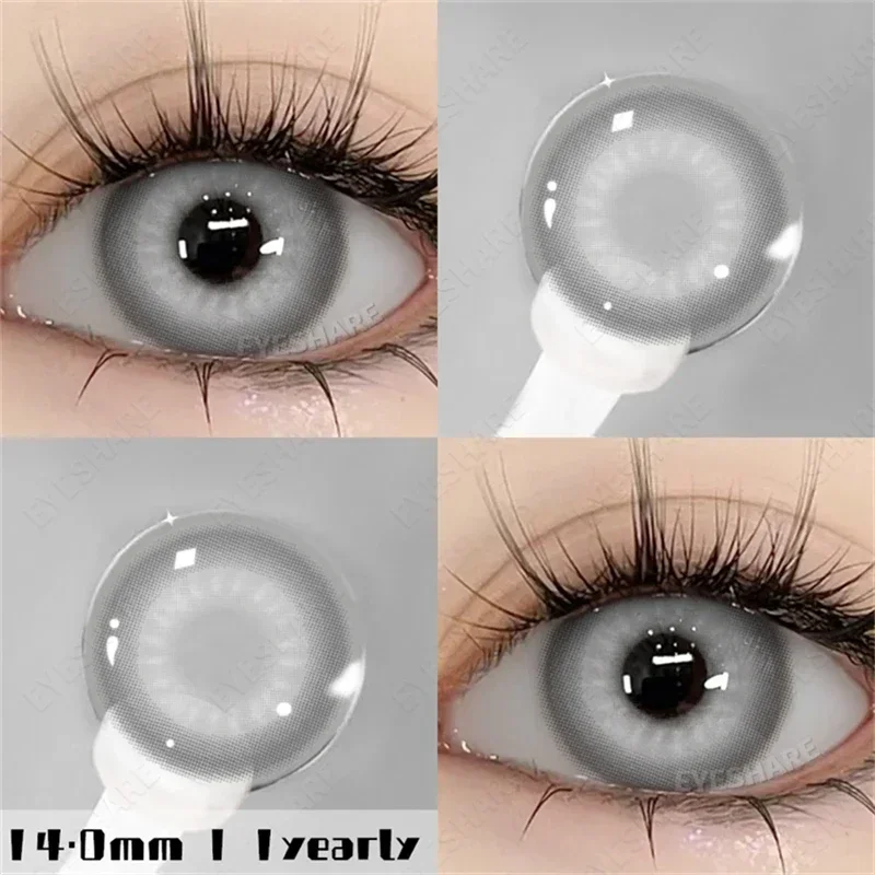 EYESHARE New Fashion Color Contact Lenses for Eyes Anime Blue Eyes Contacts Lense Colorful Makeup Eyes Lenses Yearly 2pcs/pair