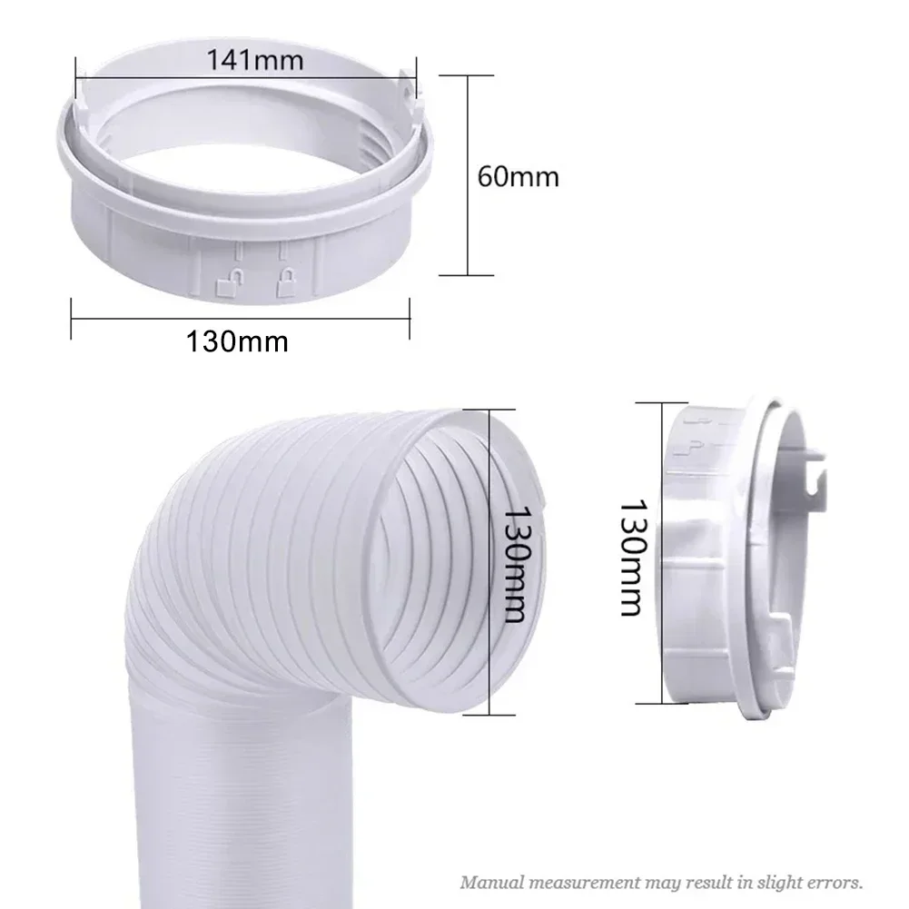 

Office Cooling 130mm Exhaust Duct Connector Pipe Exhaust Pipe Connector ABS Material Compatible With Other Brands