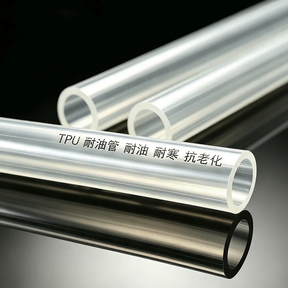 ID 4mm~16mm Clear TPU Tubing Oil‑Resistant High‑Pressure Anti‑Leak Fuel Pipe for Motorcycle Car Lawn Equipment Power Machinery