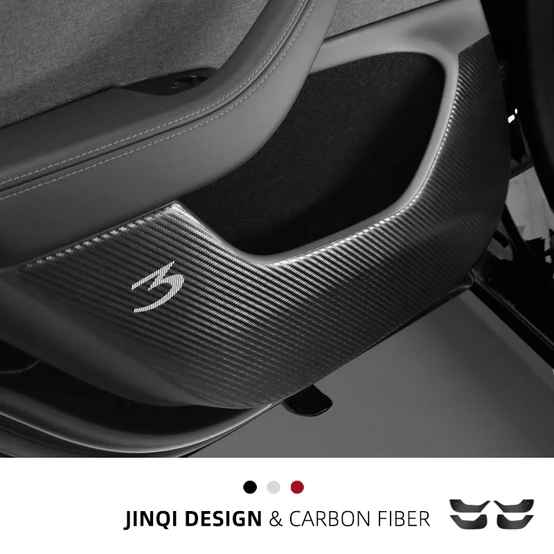 

Suitable for Tesla door anti-kick pad, the new version of Model 3/Y protective board sticker, car interior modification