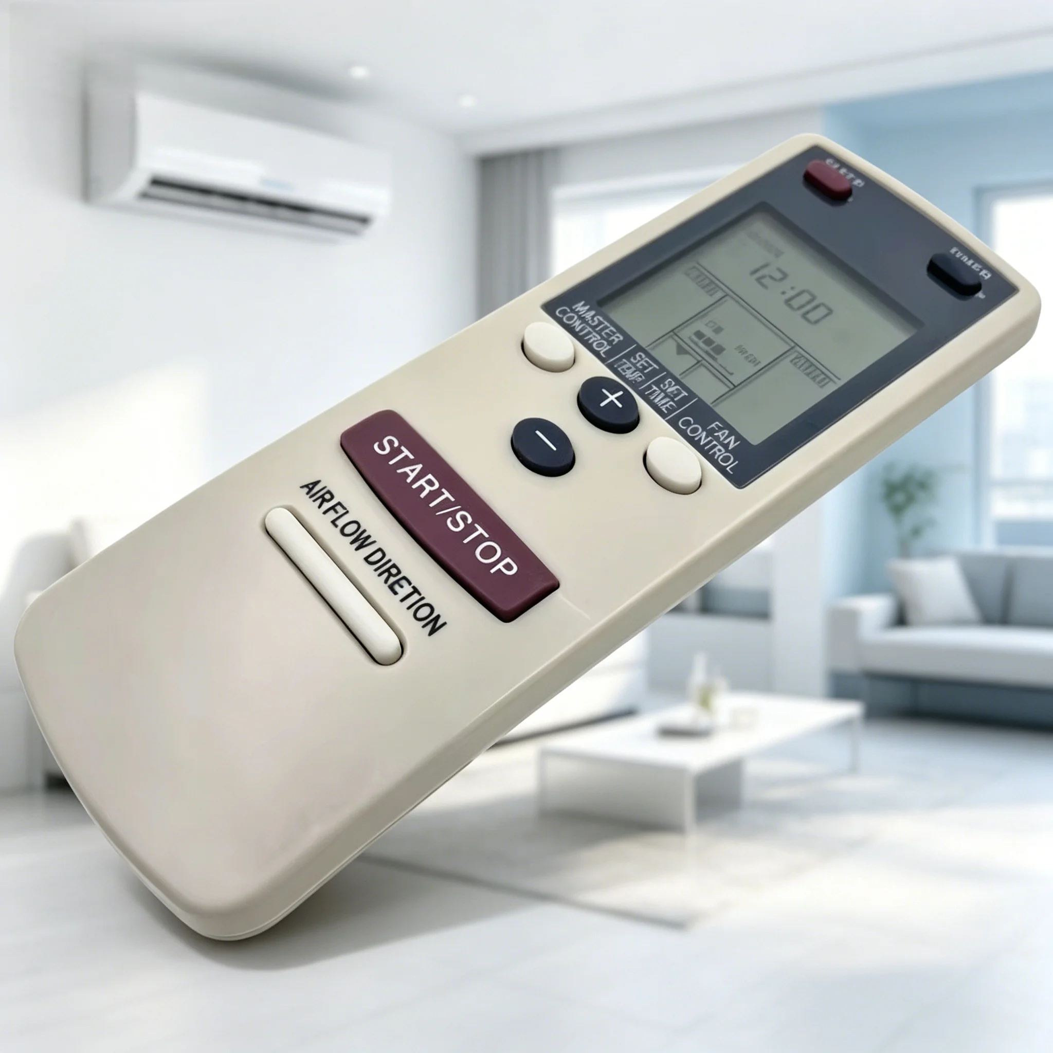 Dedicated AC Remote For Household Use, AR-AB8 solid construction, easy operation for everyday cooling control
