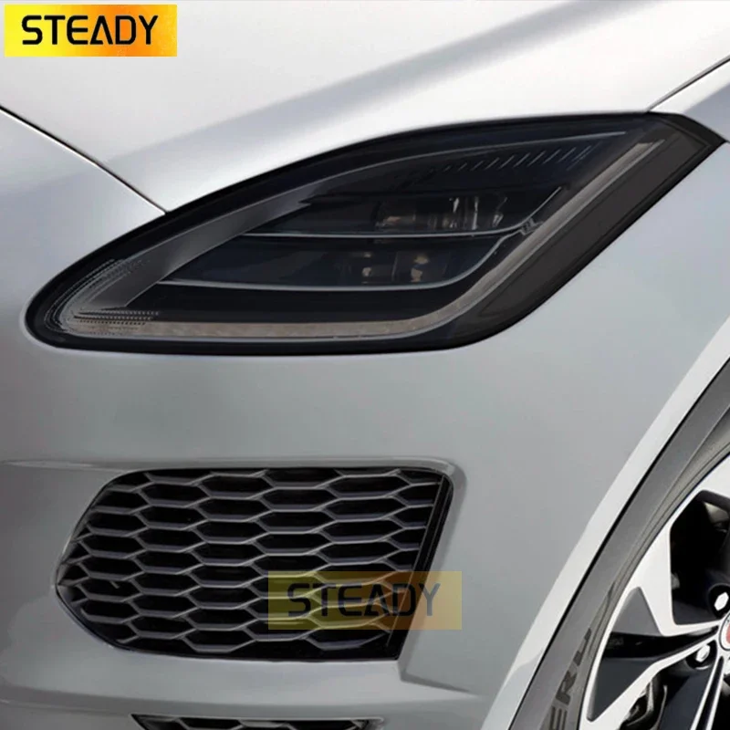 

Car Headlight Protective Film Protection Transparent Black TPU Sticker For Jaguar E Pace X540 2017 2018 2019 2020 Accessories