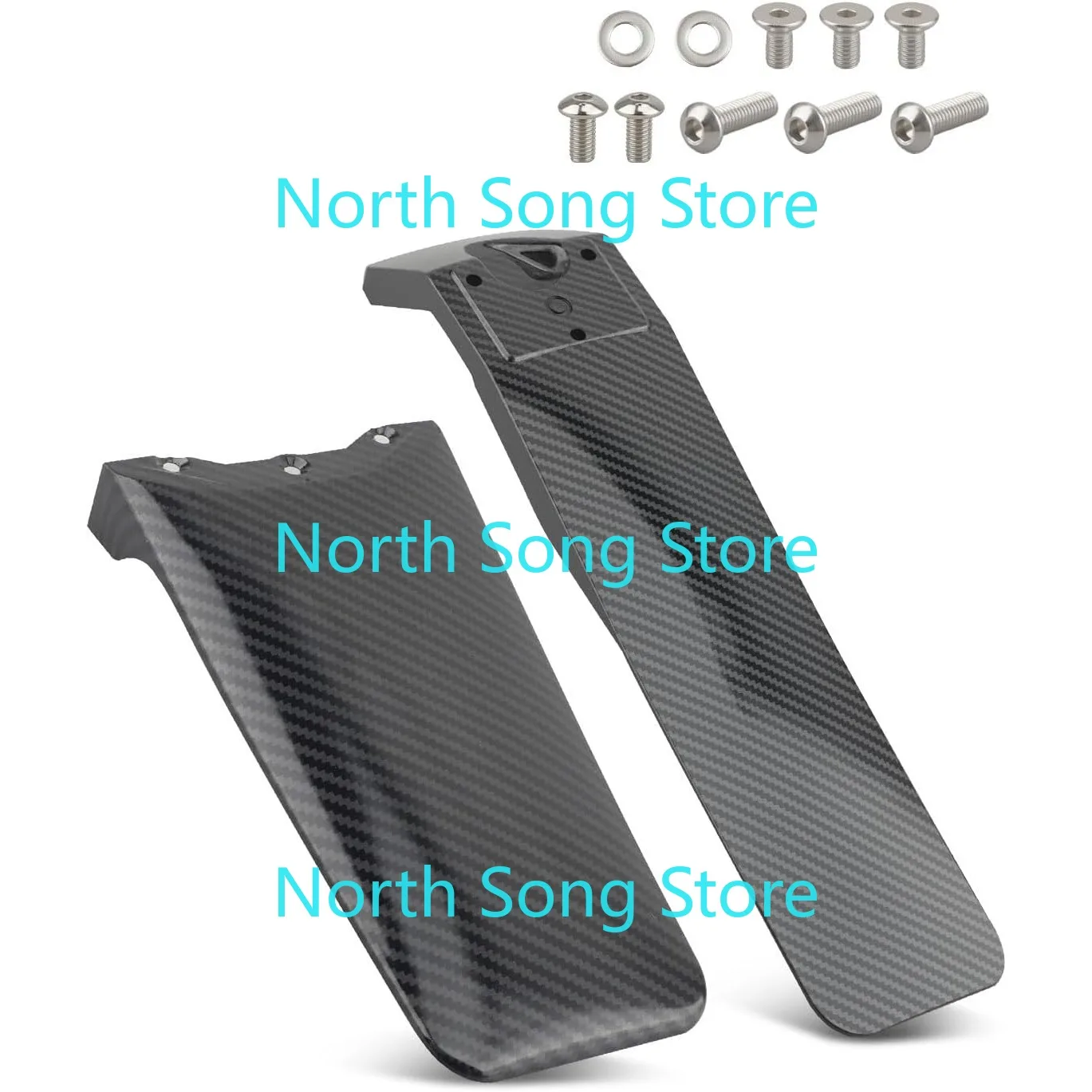 

Dirt Bike Front and Rear Fender Fit for Tuttio Soleil 01 Electric Dirt Bike, Carbon Fiber Texture Surface Design