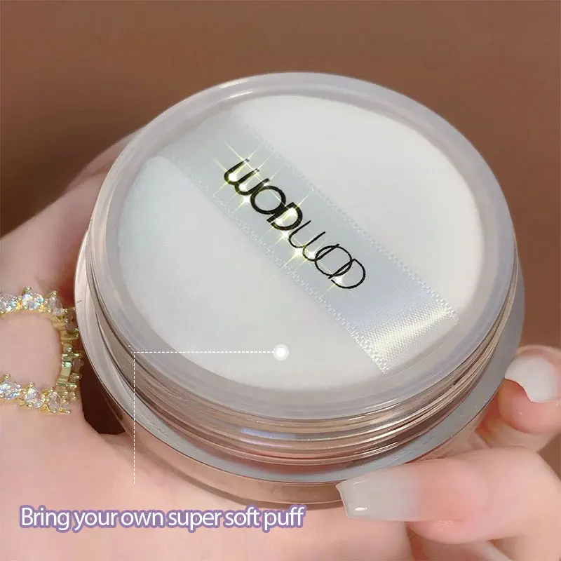 3 Colors Face Loose Powder Silk Smooth Light Sense Makeup Powder Waterproof Long-Lasting Matte Setting Finish Makeup Oil-control