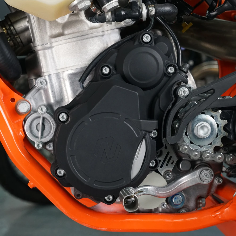 NICECNC For KTM EXC-F 350 EXC-F 250 2017-2023 FREERIDE 4T 2019-2020 XCF-W 350 2020-2022 Clutch Protector Ignition Guard Cover