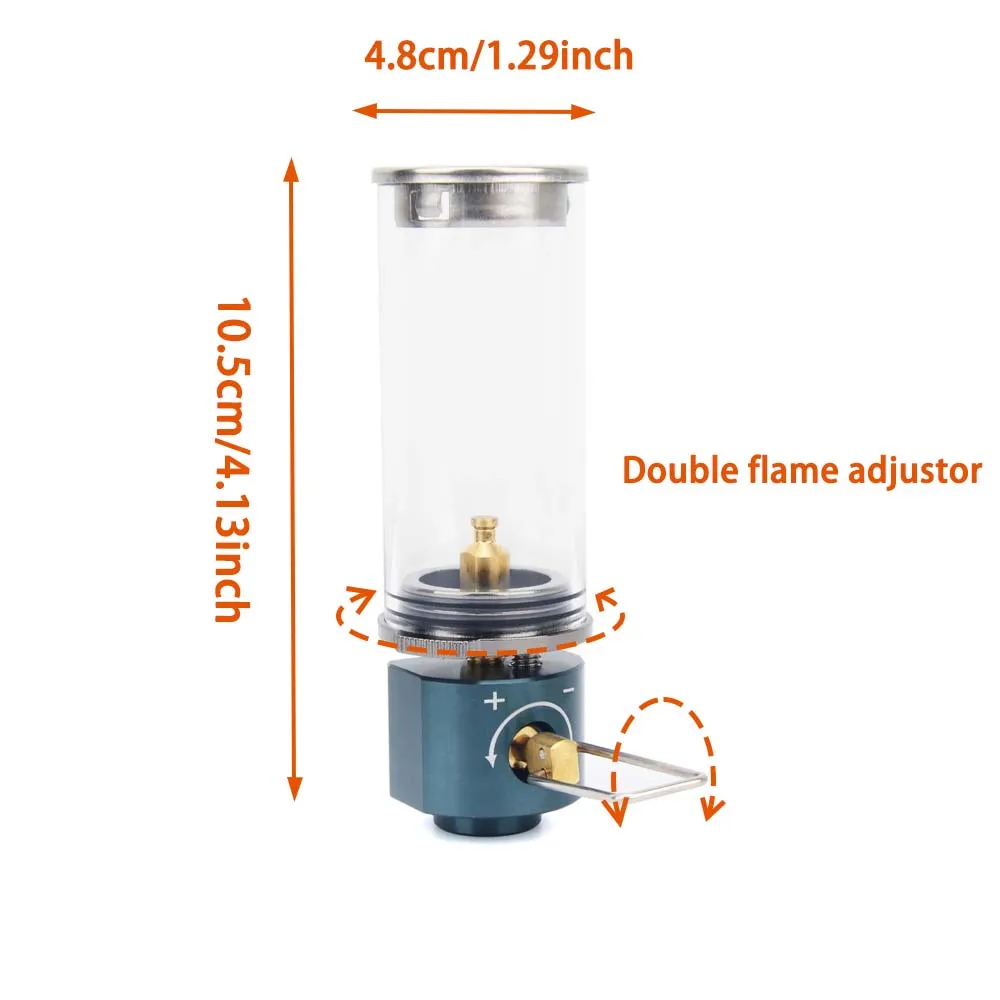 Dreamlike Candlelight Lamp Mini Windproof Candle Lamp Gas Burner Stove Outdoor Camping Lights Tent Lighting Equipment BRS 55