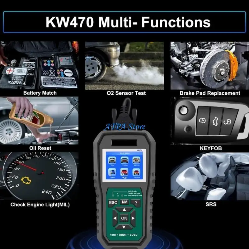 

U13C OBD код чтения портативного автомобиля Диагностика диагностики инструментов.