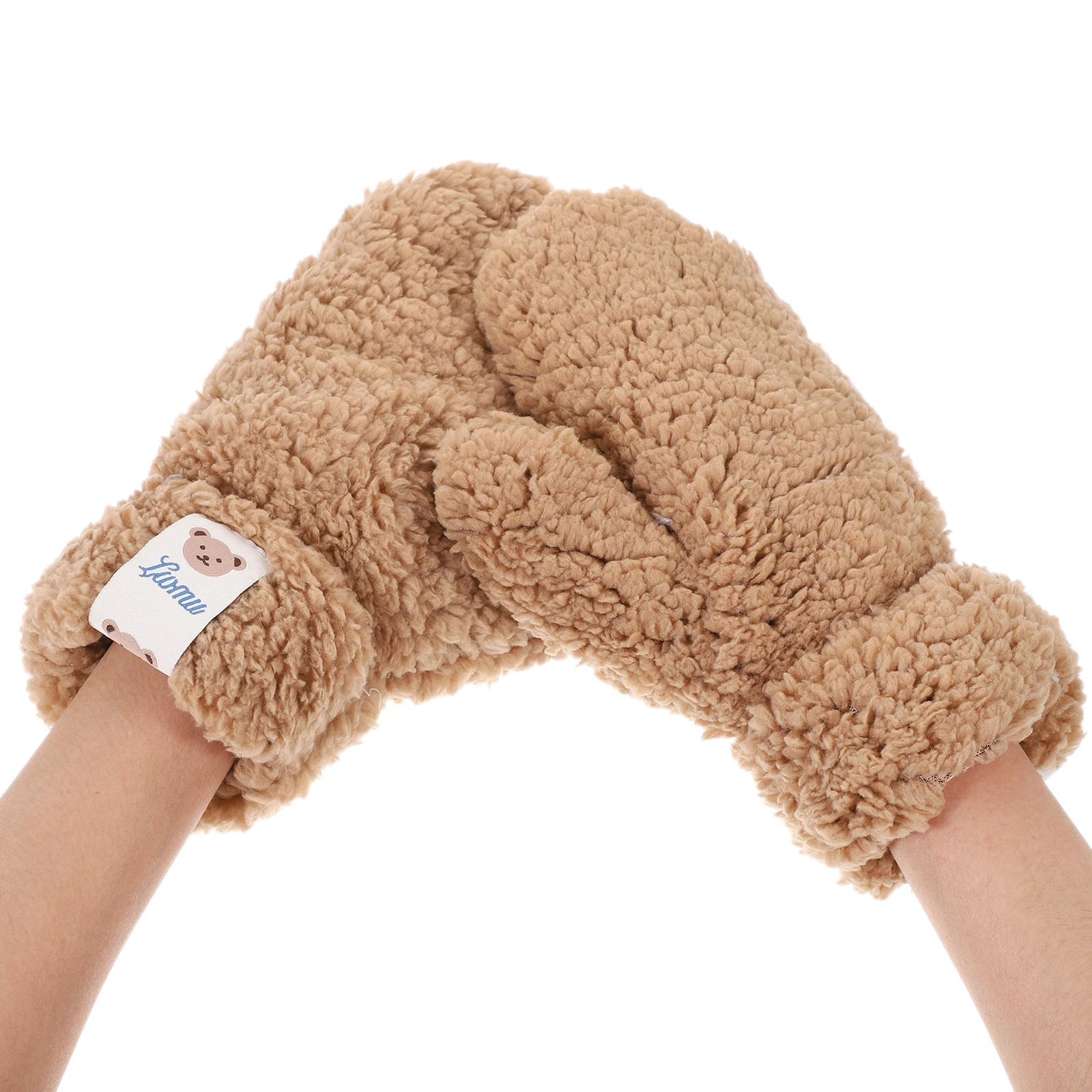

1 Pair Winter Mittens Cartoon Warm Gloves For Snow Skiing Thermal Fleece Cold Weather Soft Mittens Warm Winter Gloves