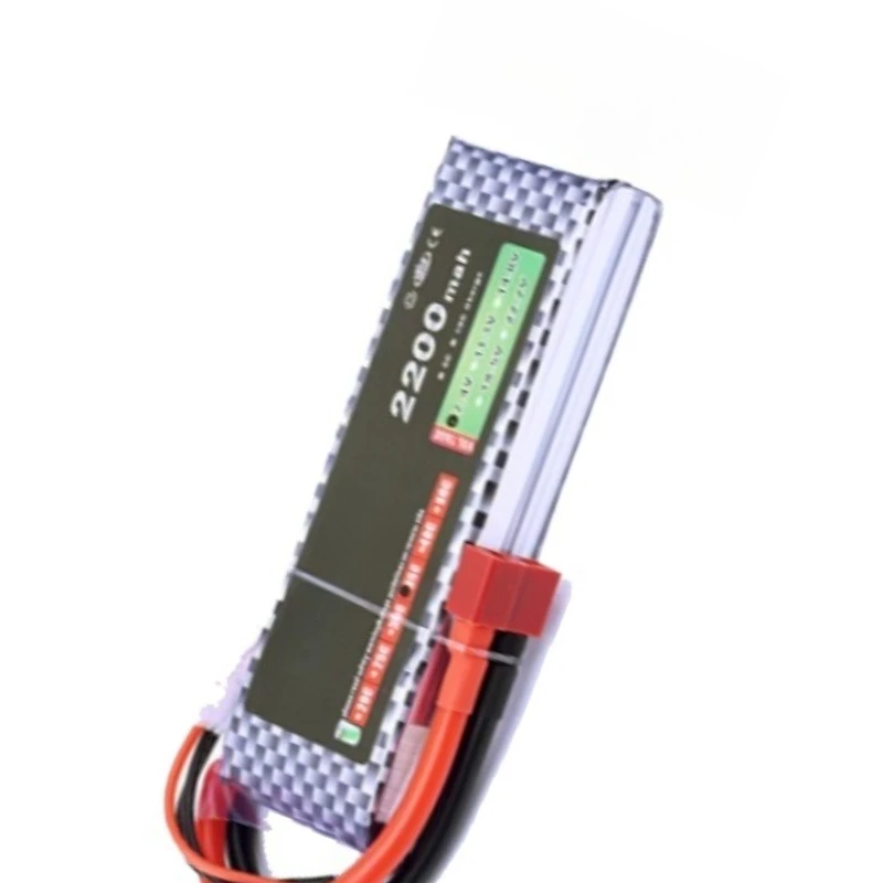 2200mAh 2S 7.4V 35C LiPo Battery for Remote - Controlled Car Models Boat Models RC Drones and Aircraft Models