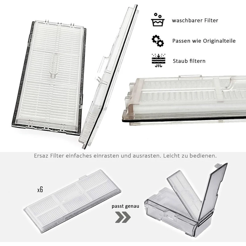 A85I-For Roborock S8 Pro Ultra S8 + ملحقات فرشاة جانبية مرشح ممسحة قماش أكياس الغبار جهاز آلي لتنظيف الأتربة قطع الغيار