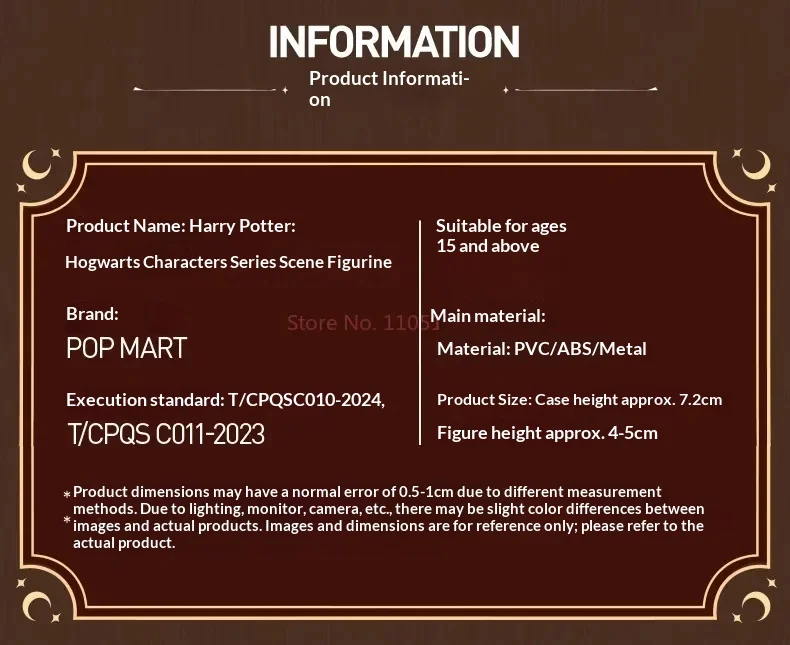 Echte POPMART Harry Potter Hogwarts Biographical Series Blind Box Szene Sammlerfigur Desktop Ornament Sammlerstück Geschenk – Detail 6