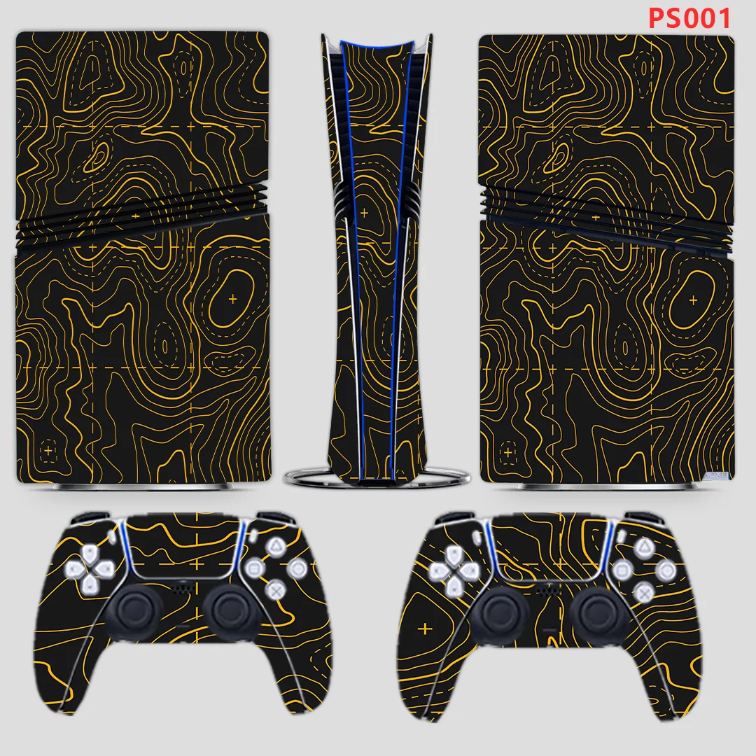 

Новая аниме PS5 Pro цифровая наклейка на кожу протектор наклейка крышка для контроллера консоли PS5 Pro наклейка на кожу винил