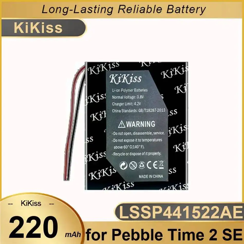 LSSP441522AE 220Mah بديل ممتاز لبطارية الساعة الذكية Pebble Time 2 SE