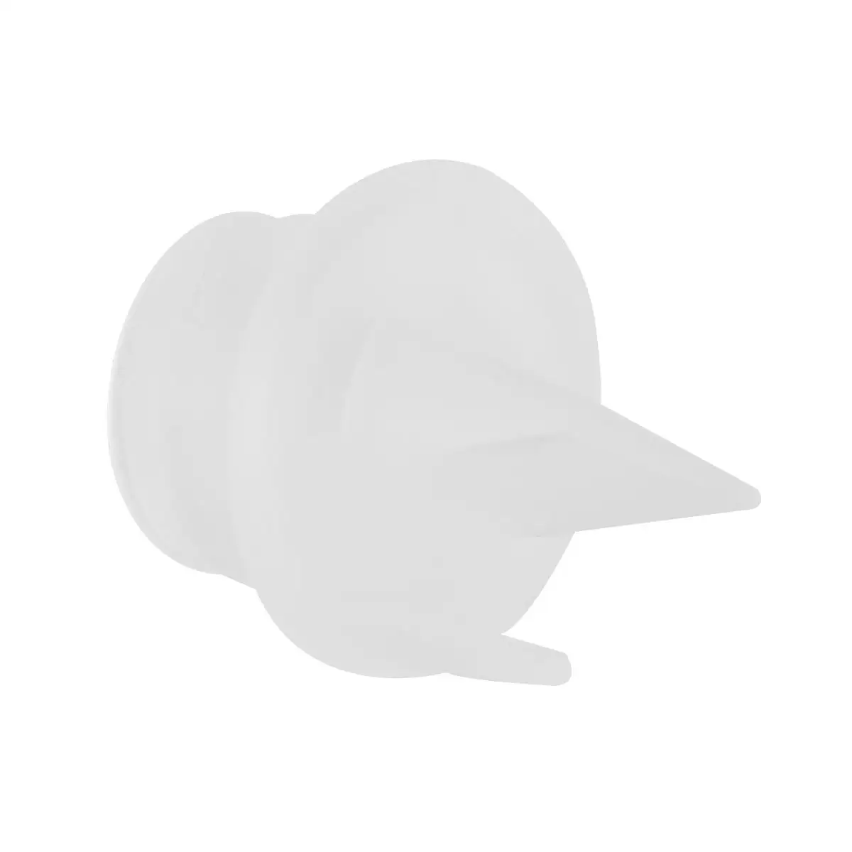 8 Pcs Breast Pump Duckbill Valve Counterflow Silicone Food Grade Electric Manual Pump Accessories Frosted Transparent