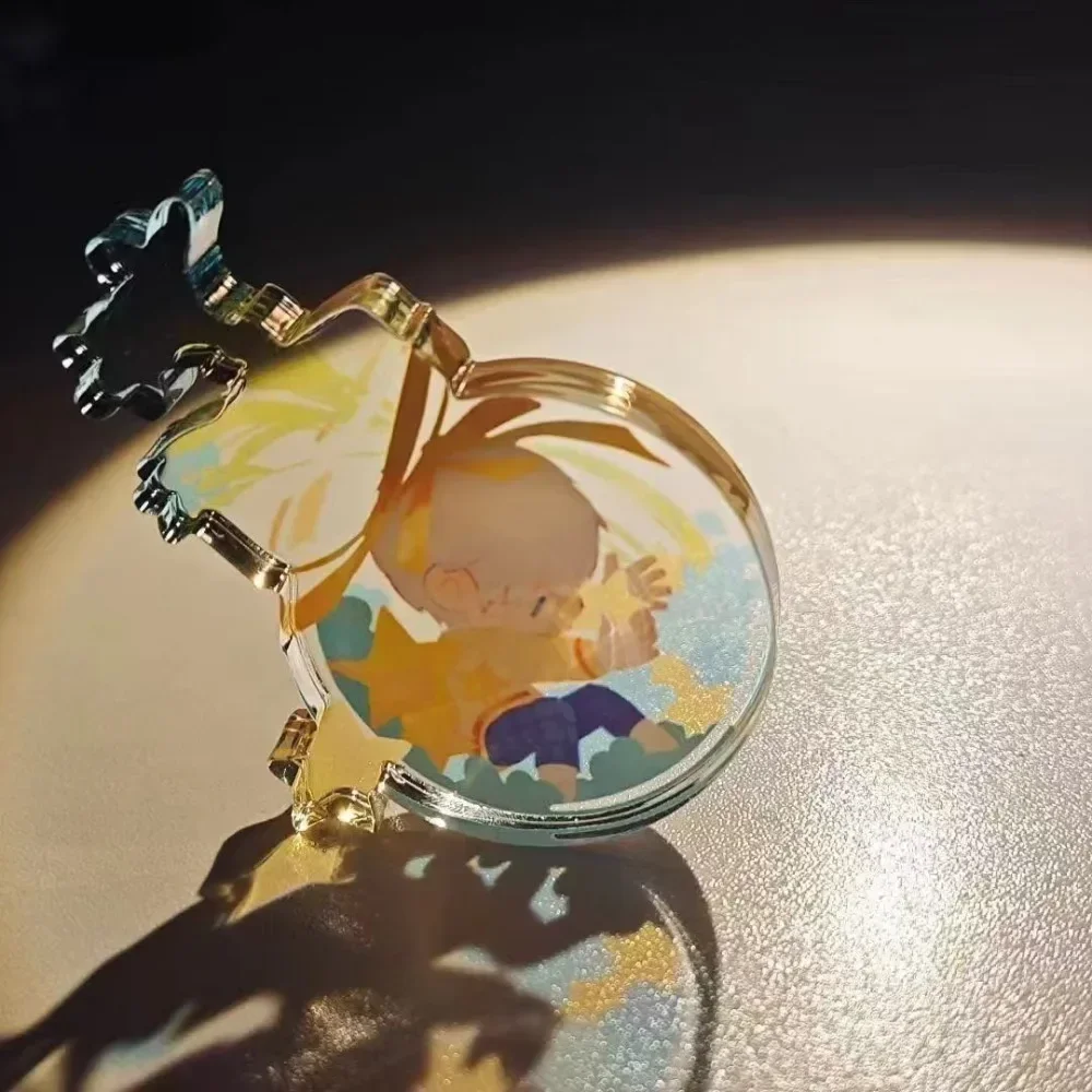 الحب والمساحة العميقة شفافة متمنيا حامل زجاجة Caleb Sylus Rafayel Xavier Zayne تأثيري الاكريليك سميكة اللوحة الدائمة