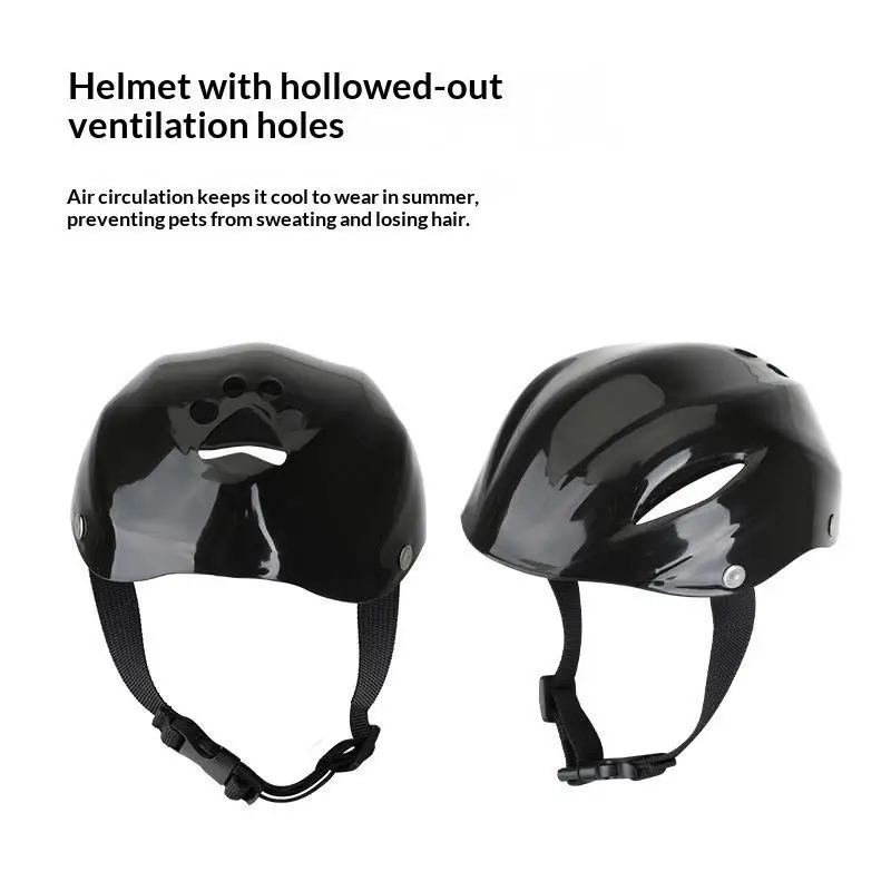 Langlebiger Modischer Kunststoff-Hundehelm mit Verstellbaren Belüftungslöchern, Welpen- und Katzen-Sicherheitshut, Spielzeug-Helm, Haustier-Kostüm, Geschenk-Zubehör – Detail 4