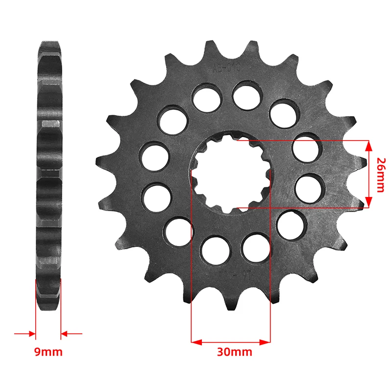 530 19T Motorcycle Front Sprocket For Triumph 955i Daytona Centennial Edition 955 Sprint RS 1050 Sprint GT SE ST 1200 Trophy