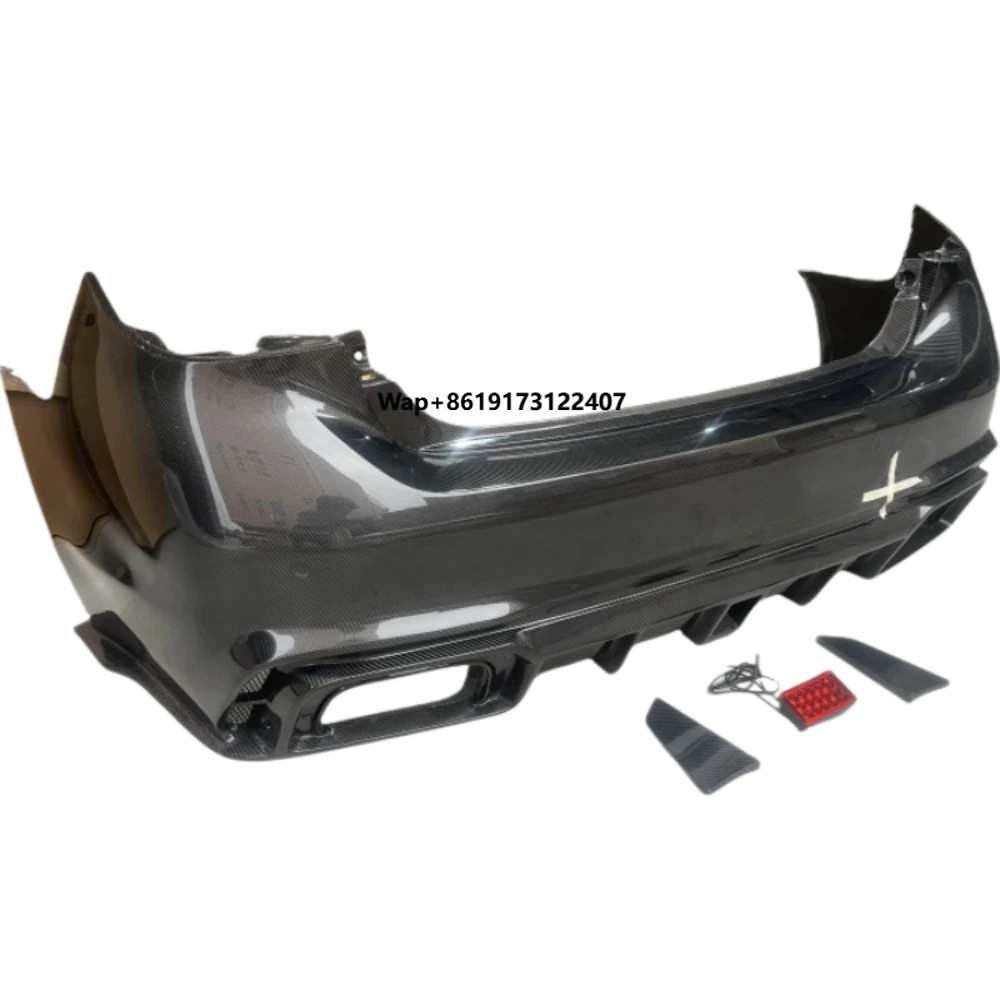 

Carbon Fiber Rear Bumper Guard, Suitable for Infiniti Q50 and Q50S Rear Bumpers.