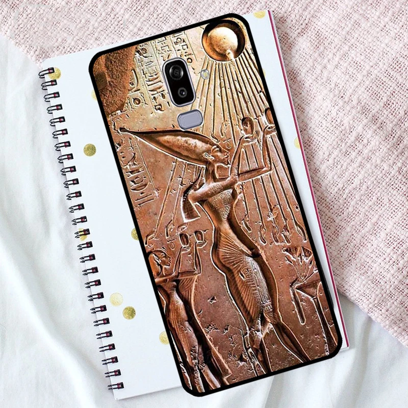 Egypt Pharaoh Mural Case For Samsung Galaxy J4 J6 Plus J8 2018 A6 A7 A8 A9 J1 J3 J5 J7 2017 A3 A5 2016 Cover