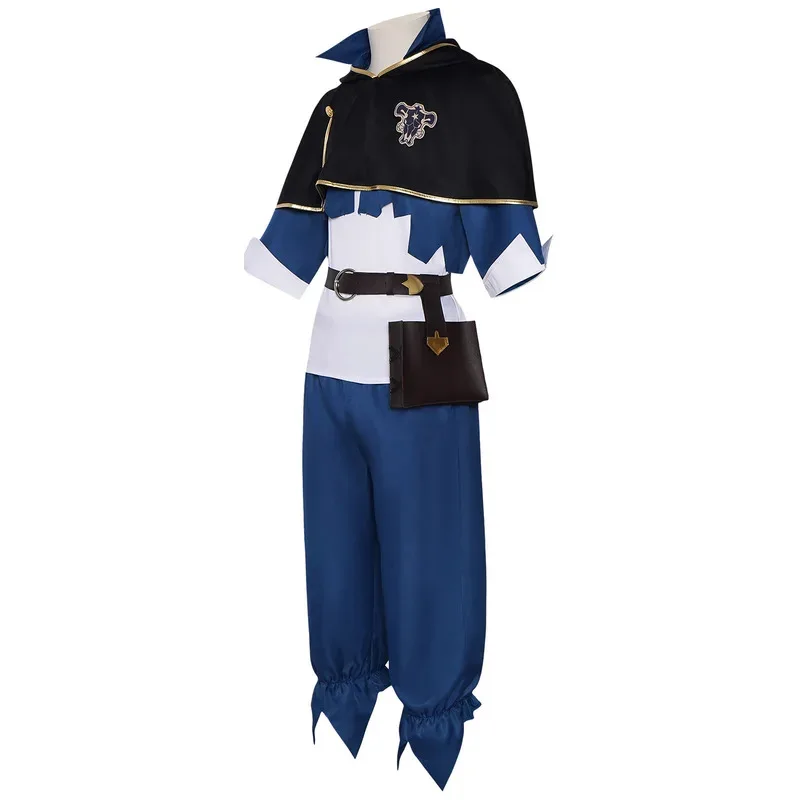 

qa156Asta-Men's Black Clover Anime Cosplay Finral Roulacase Magic Knight Cloak Uniform Halloween Carnival Costume